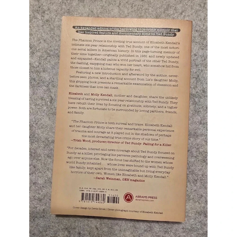 The Phantom Prince My Life With Ted Bundy by Elizabeth Kendall Paperback